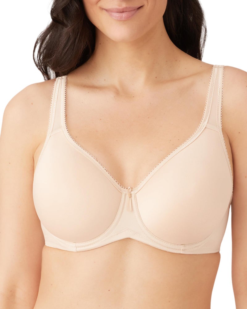 Wacoal Women's Basic Beauty Lightly Padded Underwire Full Coverage T-Shirt Bra, 853192, Naturally Nude, 46C - Image 1